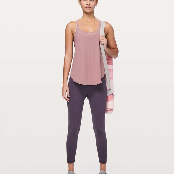 Lululemon Athletica Spanish Rose Pink Athletic Anew Strap Tank Top size XS EUC - Picture 5 of 11